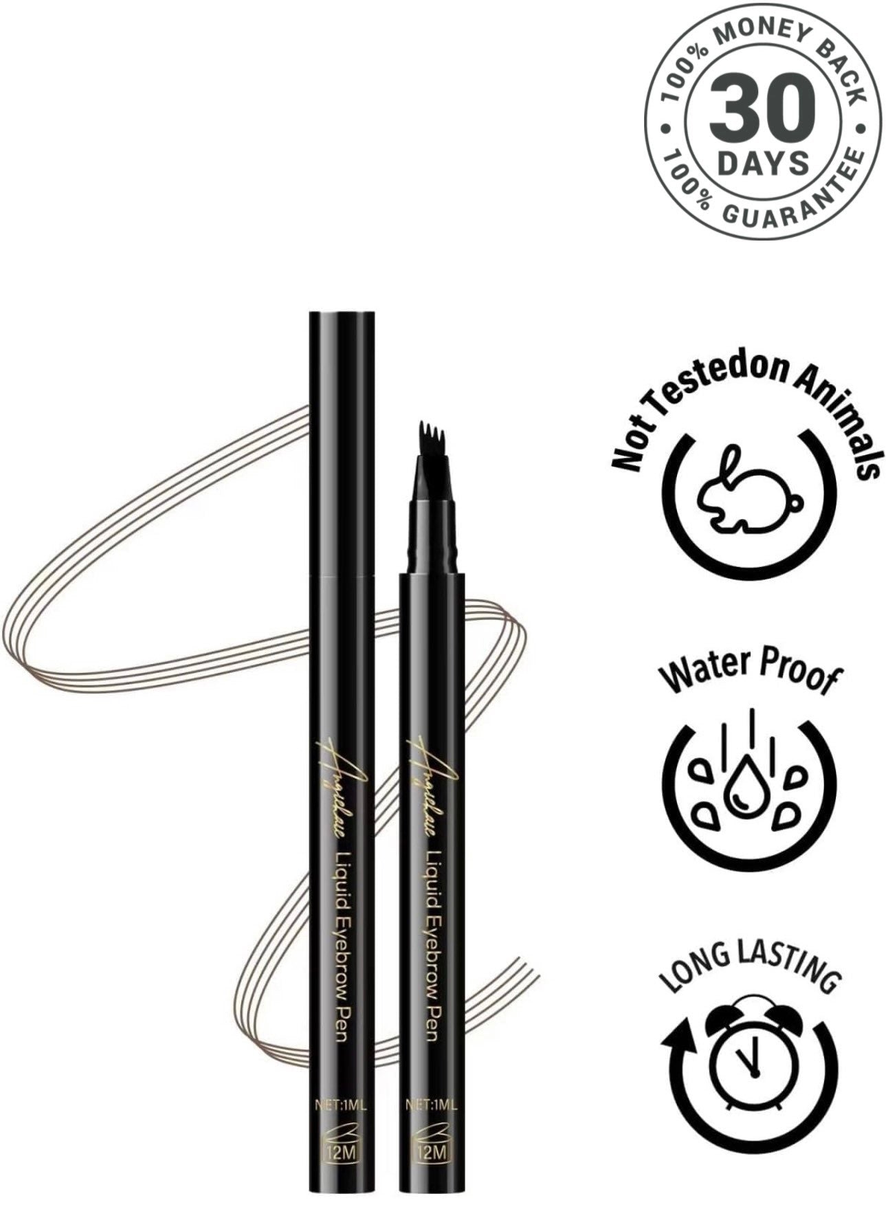 5 Colors Microblading Eyebrow Pen Waterproof